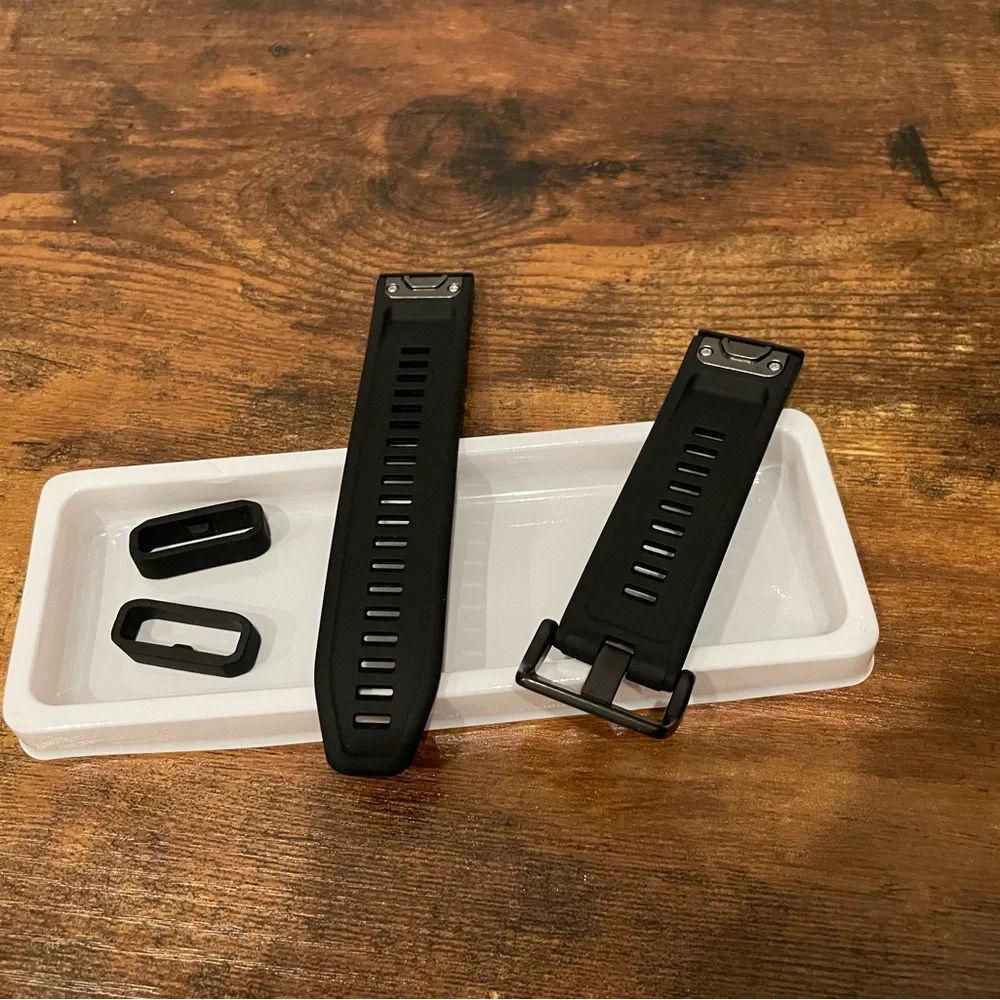 Green and Black Garmin Watch Strap hiking workwear gear